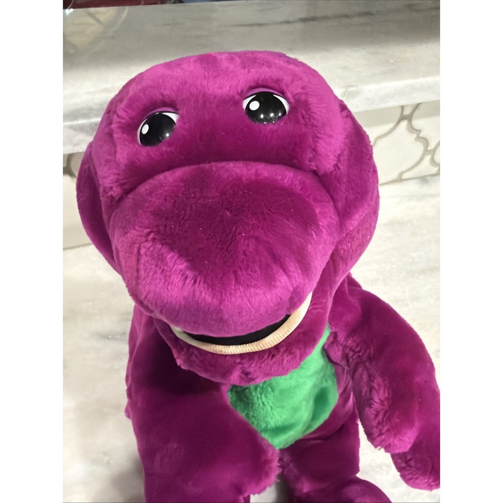 Vintage 1997 ActiMates Barney Plush Microsoft Talking Singing Interactive Tested - Picture 2 of 12